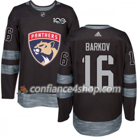 Adidas Maillot de Hockey Florida Panthers Aleksander Barkov 16 1917-2017 100th Anniversary Noir Authentic - Homme Adidas Maillot de Hockey Florida Panthers Aleksander Barkov 16 1917-2017 100th Anniversary Noir Authentic - Homme
